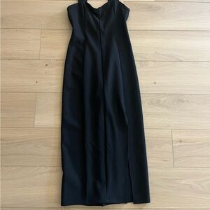 Abercrombie & Fitch Black Midi Dress